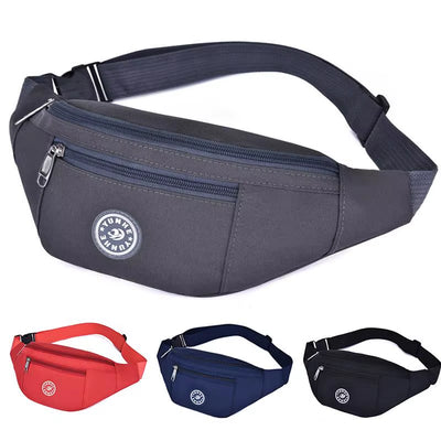 Waterproof Chest Bag Nylon Waist Bag Women Belt Bag Men Fashion Colorful Bum Bag Travel Purse Phone Pouch Pocket Hip Bag