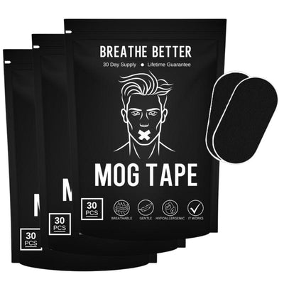 Mouth Tape (30 Pack) - Skin-Friendly, Hypoallergenic, Easy to Apply & Remove, Suitable for All Ages