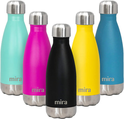 12oz Insulated Stainless Steel Water Bottle - Black