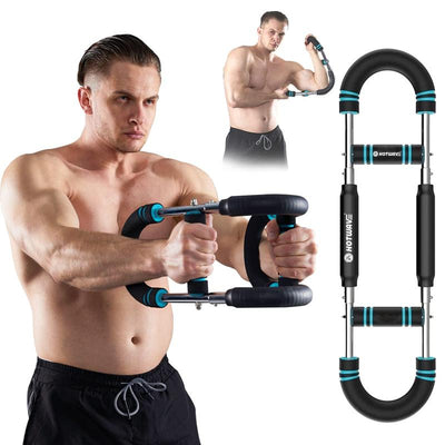 HOTWAVE Arm Trainer、Chest Workout Strengthen Chest and Arm Muscles Men'S Fitness Trainer Detachable Portable Spring Resistance Home Fitness Equipment